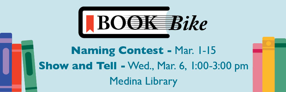 Book bike naming contest and show-and-tell
