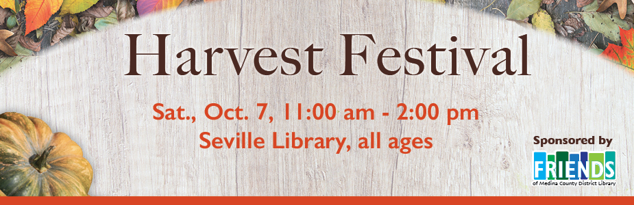 Harvest Festival Oct. 7, Seville Library